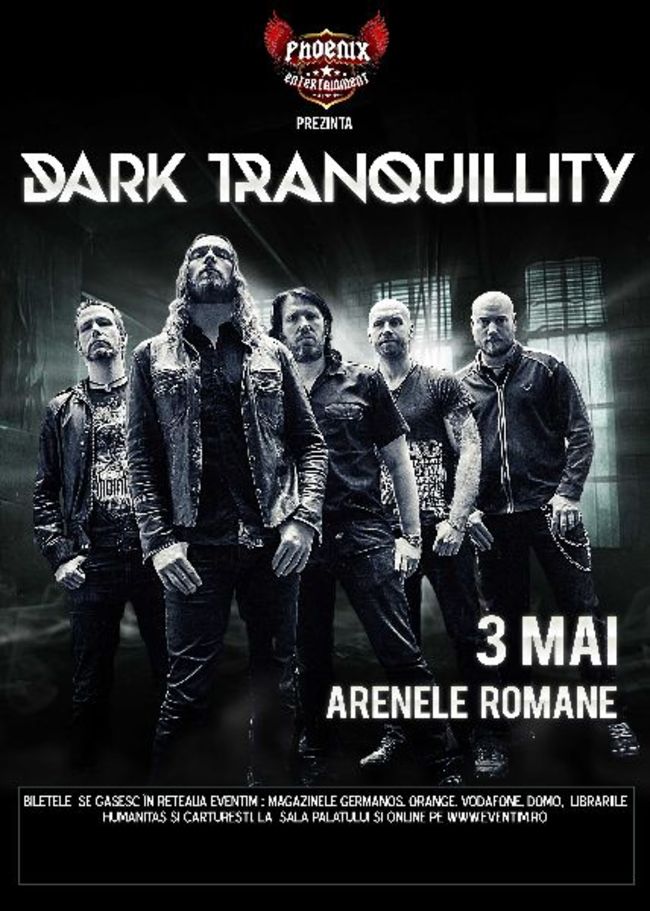 Concert Dark Tranquillity la Bucuresti